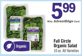 Price Chopper Full Circle Organic Salad offer