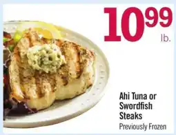 Price Chopper Ahi Tuna or Swordfish Steaks offer