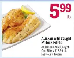 Price Chopper Alaskan Wild Caught Pollock Fillets offer