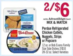 Price Chopper Perdue Refrigerated Chicken Cutlets, Nuggets, Strips or Popcorn offer