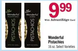 Price Chopper Wonderful Pistachios offer