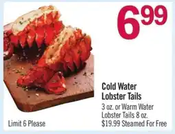 Price Chopper Cold Water Lobster Tails offer