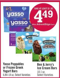 Price Chopper Ben & Jerry’s Ice Cream & Bars offer