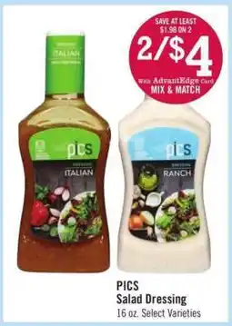 Price Chopper PICS Salad Dressing offer