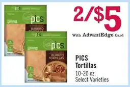 Price Chopper PICS Tortillas offer