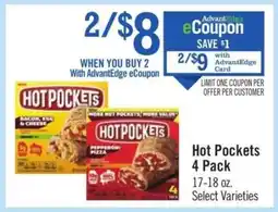 Price Chopper Hot Pockets 4-Pack offer