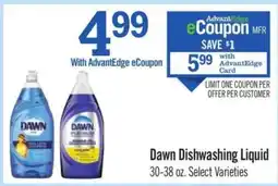 Price Chopper Dawn Dishwashing Liquid offer
