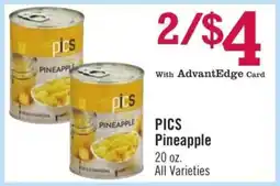 Price Chopper PICS Pineapple offer