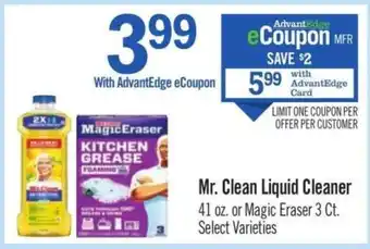 Price Chopper Mr. Clean Liquid Cleaner offer