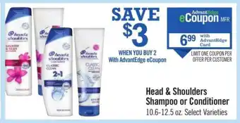 Price Chopper Head & Shoulders Shampoo or Conditioner offer