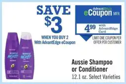 Price Chopper Aussie Shampoo or Conditioner offer