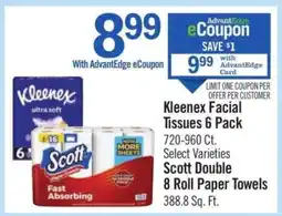 Price Chopper Kleenex Facial Tissues 6 Pack offer