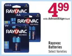 Price Chopper Rayovac Batteries offer
