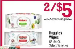 Price Chopper Huggies Wipes offer
