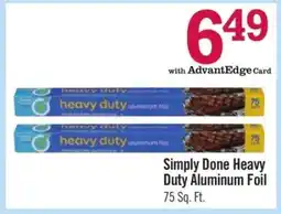 Price Chopper Simply Done Heavy Duty Aluminum Foil offer