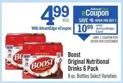 Price Chopper Boost Original Nutritional Drinks 6 Pack offer