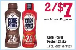 Price Chopper Core Power Protein Shake offer