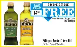 Price Chopper Filippo Berio Olive Oil offer