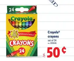 Lidl Crayola crayons offer