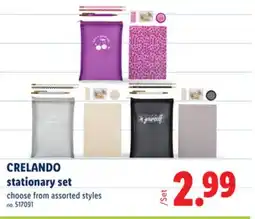 Lidl CRELANDO stationary set offer