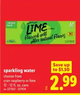 Lidl sparkling water offer