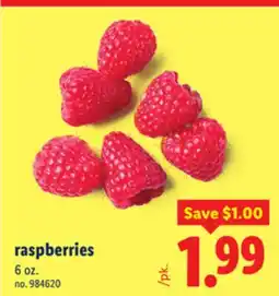 Lidl raspberries offer