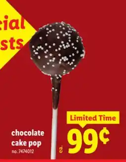 Lidl chocolate cake pop offer