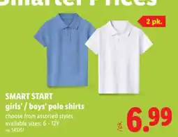 Lidl SMART START girls' / boys' polo shirts offer
