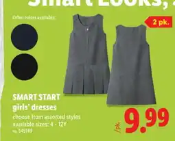 Lidl SMART START girls' dresses offer