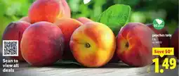 Lidl Peaches tote offer