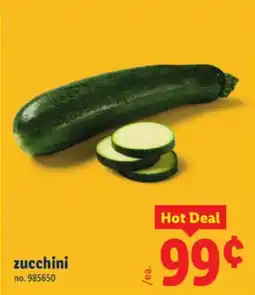 Lidl zucchini offer