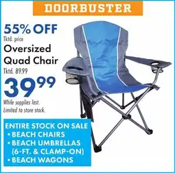 Boscov's Oversized Quad Chair offer