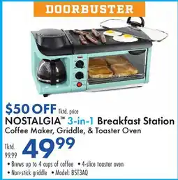 Boscov's NOSTALGIA 3-in-1 Breakfast Station offer