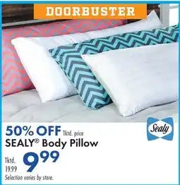 Boscov's SEALY Body Pillow offer
