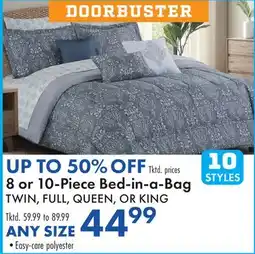 Boscov's 8 or 10-Piece Bed-in-a-Bag offer