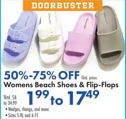 Boscov's Womens Beach Shoes & Flip-Flops offer