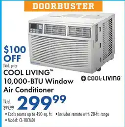 Boscov's COOL LIVING 10,000-BTU Window Air Conditioner offer