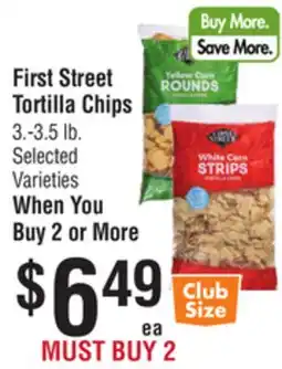 Smart & Final First Street Tortilla Chips offer