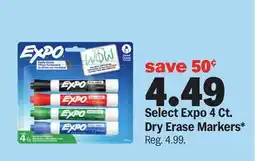 Meijer Select Expo 4 Ct. Dry Erase Markers offer