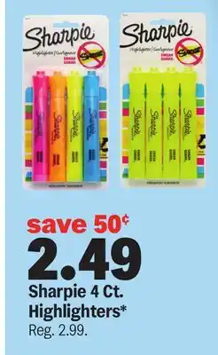 Meijer Sharpie 4 Ct. Highlighters offer