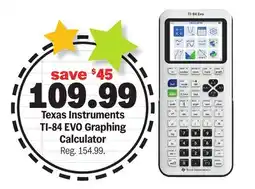 Meijer Texas Instruments TI-84 EVO Graphing Calculator offer