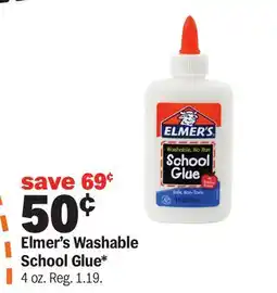 Meijer Elmer's Washable School Glue offer