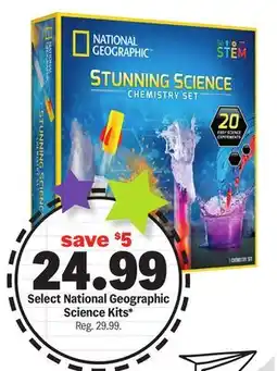 Meijer Select National Geographic Science Kits offer