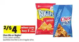 Meijer Chex Mix or Bugles offer