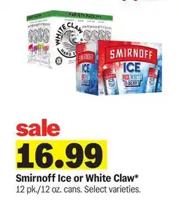 Meijer Smirnoff Ice or White Claw offer