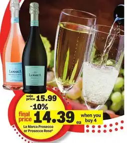 Meijer La Marca Prosecco or Prosecco Rose offer