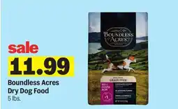 Meijer Boundless Acres Dry Dog Food offer