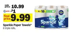 Meijer Sparkle Paper Towels offer