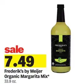 Meijer Frederik's by Meijer Organic Margarita Mix offer