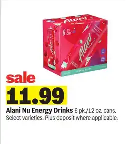 Meijer Alani Nu Energy Drinks offer